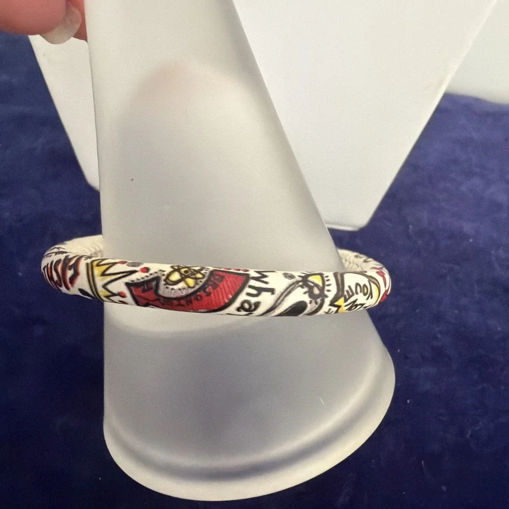 Brighton WOODSTOCK I love You Single Leather Bracelet*8
